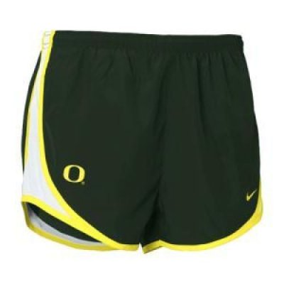 Green Oregon Ducks Women's Nike Tempo Shorts