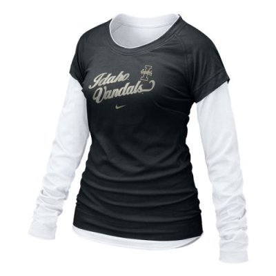 Idaho Vandals Shirt - Nike Women's Cross Campus Double Layer T Shirt