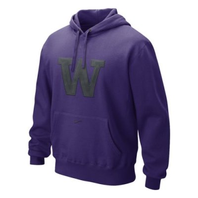 Nike Washington Huskies Classic Logo Seasonal Hooded Sweatshirt