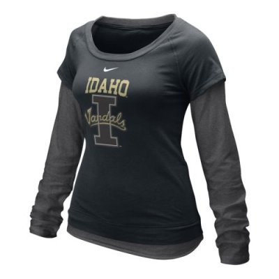 Nike Idaho Vandals Womens Long Sleeve Double Layer T-shirt