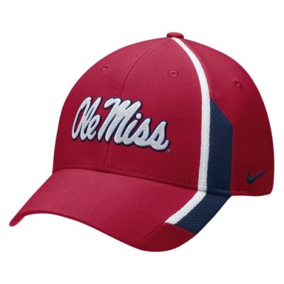 Nike Mississippi Rebels Dri-fit Legacy91 All Day Swoosh Flex Hat