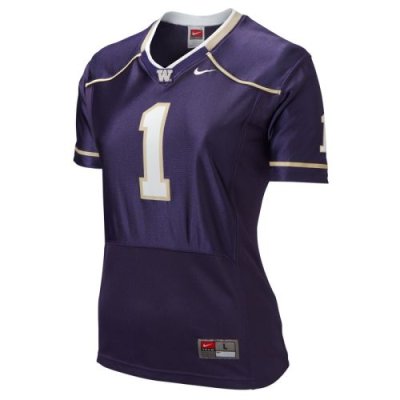 Nike Washington Huskies Womens Replica Football Jersey - #1 Purple