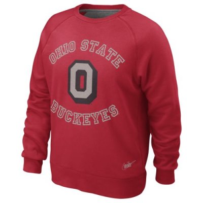 Nike Ohio State Buckeyes Vault Crew Fleece Sweatshirt
