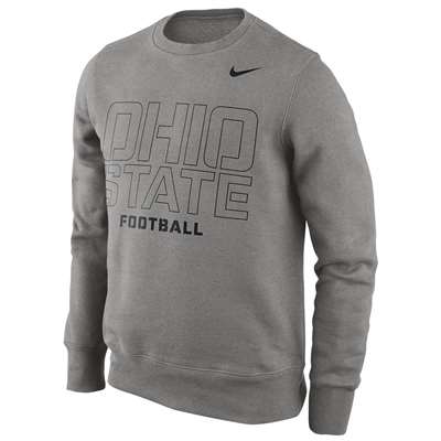 Nike Ohio State Buckeyes Practice Classic Crew Sweatshirt