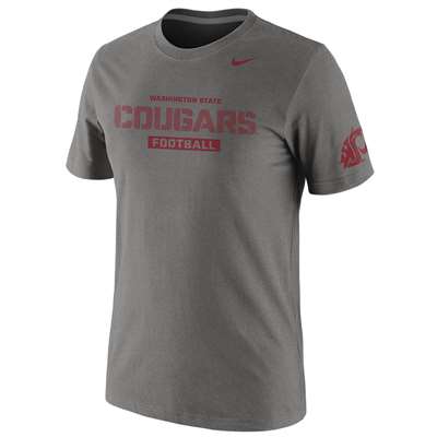 Nike Washington State Cougars Practice Team Issue T-Shirt
