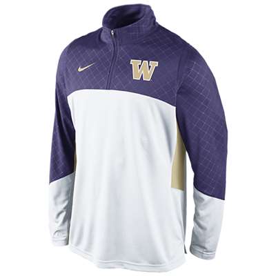 Nike Washington Huskies Long-Sleeve Basketball Shootaround Shirt