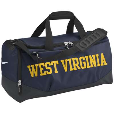Nike West Virginia Mountaineers Team Training Medium Duffle Bag