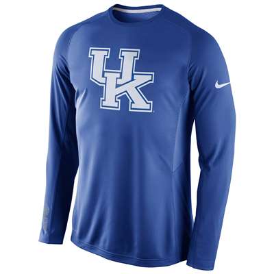 Nike Kentucky Wildcats Long Sleeve Disruption Shooting Shirt