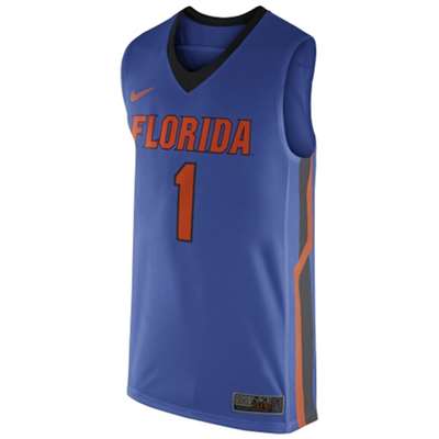 Nike Florida Gators Replica Basketball Jersey - #1 - Royal