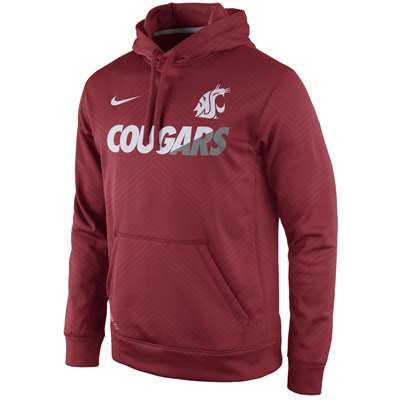 Nike Washington State Cougars Sideline KO Fleece Hooded Sweatshirt