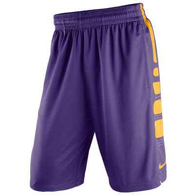 Nike LSU Tigers Practice Elite Stripe Shorts
