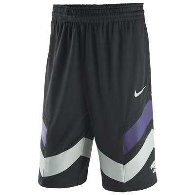Nike Kansas State Wildcats Replica Basketball Shorts - Black