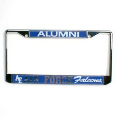 Air Force Alumni Metal License Plate Frame W/domed Insert
