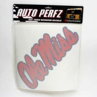 Ole Miss Perforated Vinyl Window Decal