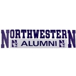 Northwestern "alumni" Decal