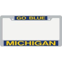 Michigan Metal Inlaid Acrylic License Plate Frame -