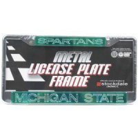 Michigan State Metal Inlaid Acrylic License Plate Frame