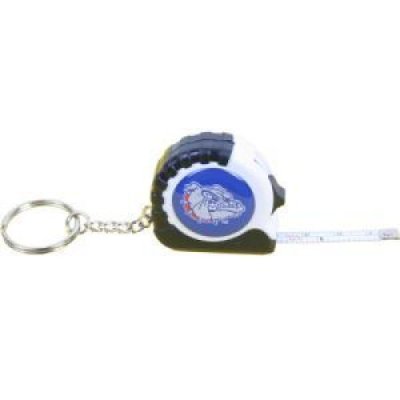 Gonzaga Tape Measure Keychain