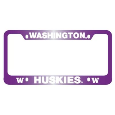 Washington Huskies Full Color Metal License Plate Frame
