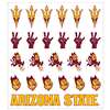 Arizona State Sun Devils Multi-Purpose Vinyl Sticker Sheet