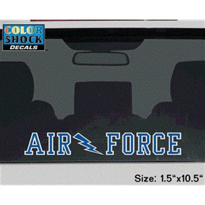 TeamStores.com - Air Force Falcons Decal Strip - Air Force W/ Lightning Bolt