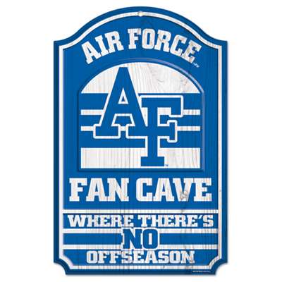 Air Force Falcons Fan Cave Wood Sign