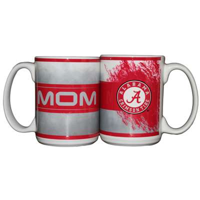 Alabama Crimson Tide 15oz Ceramic Mug - Mom