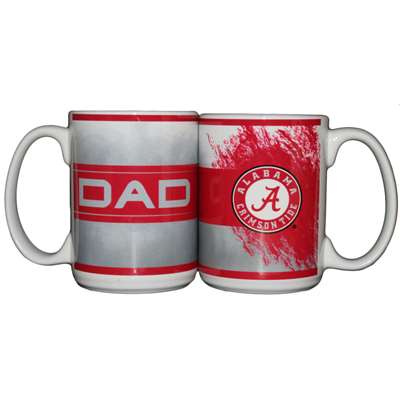 Alabama Crimson Tide 15oz Ceramic Mug - Dad