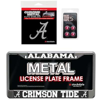 Alabama Crimson Tide 3 Piece Automotive Fan Kit