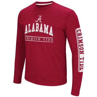 Alabama Crimson Tide Colosseum Sky Box L/S T-Shirt - Arch Print