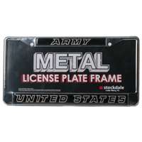 Army Black Knights Metal License Plate Frame w/Domed Insert