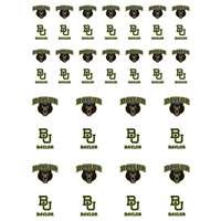 Baylor Bears Small Sticker Sheet - 2 Sheets
