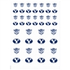 BYU cougars Small Sticker Sheet - 2 Sheets