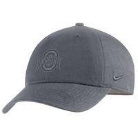 Nike Ohio State Buckeyes Campus Adjustable Hat - Grey - Grey Logo