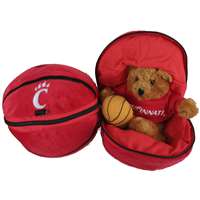 Cincinnati Bearcats Stuffed Bear in a Ball - Basketball