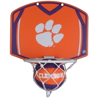 Clemson Tigers Mini Basketball And Hoop Set