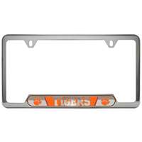 Clemson Tigers Stainless Steel License Plate Frame