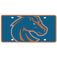 Boise State Broncos Full Color Mega Inlay License Plate