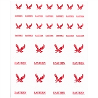 Eastern Washington Eagles Small Sticker Sheet - 2 Sheets