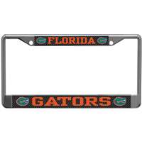 Florida Gators Metal License Plate Frame - Carbon Fiber