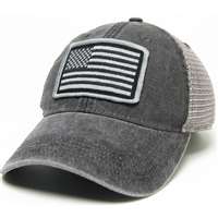American Flag Legacy Trucker Hat - Black