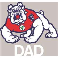 Fresno State Bulldogs Transfer Decal - Dad