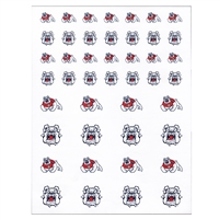 Fresno State Bulldogs Small Sticker Sheet - 2 Sheets