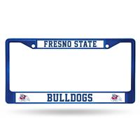 Fresno State Bulldogs Team Color Chrome License Plate Frame
