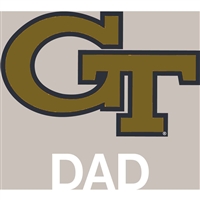 Georgia Tech Yellow Jackets Transfer Decal - Dad