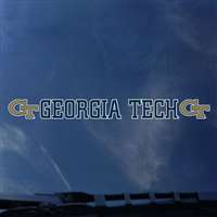 Georgia Tech Yellow Automotive Transfer Decal Strip