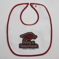 Arkansas Razorbacks - Newborn Snap Bib