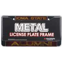 Iowa State Cyclones Metal Alumni Inlaid Acrylic License Plate Frame - Alternate