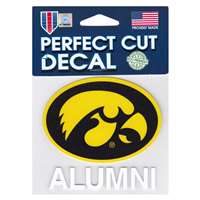 Iowa Hawkeyes Perfect Cut Decal - Alumni