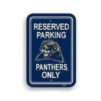 Pittsburgh Panthers Plastic Parking Sign